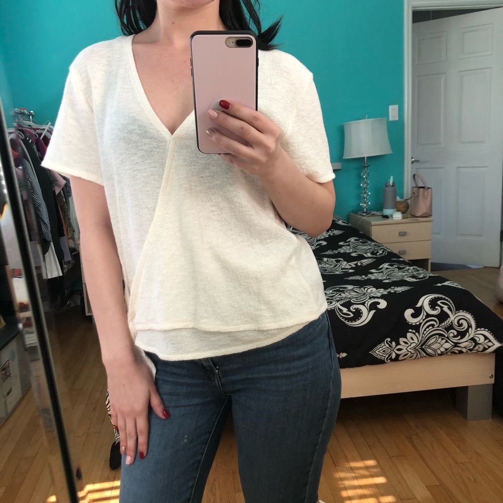 Madewell Texture & Thread Top Size Large - Picture 8 of 8